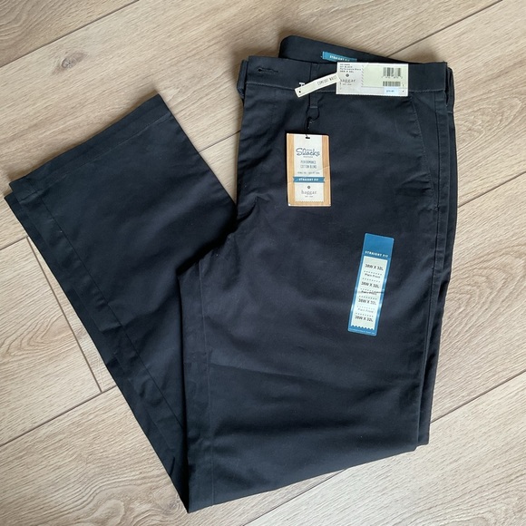 Haggar Men's Performance Cotton Slack Straight-Fit Pant Size 38x32 NWT - Picture 2 of 6